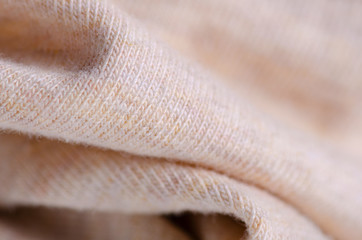 Beige fabric textile material texture blur background