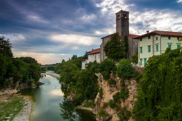 Canyon in the ancient city of Udine