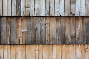 Old wooden wall texture for background or wallpaper