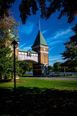 La porte des anciens maires is commemorative gate to the mayors of the city of Saint-Hyacinthe, Quebec, Canada
