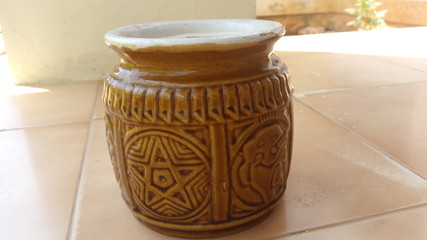 ceramic vase on the table