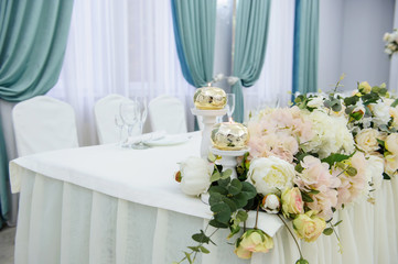 Wedding reception decoration restaurant,