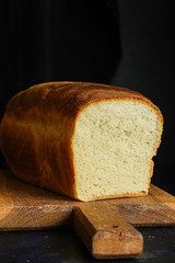 bread
white golden fresh wheat baking
Menu concept serving size. food background top view copy space for text