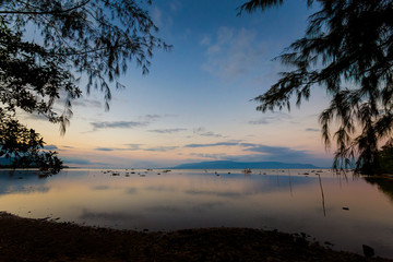 Sunset on Mot Island Phuquoc
