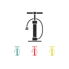 bicycle pump icon, vector illustration