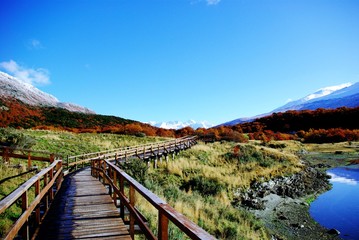 Path to nature End of the World Lapataia Ushuaia