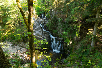 Wasserfall und Schlucht 