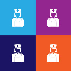 nurse avatar icon.Element of popular avatars icon. Premium quality graphic design. Signs, symbols collection icon for websites, web design