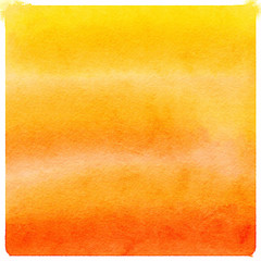 Fototapeta premium Orange watercolor background