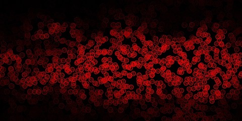 Dark Red vector texture with religion symbols.