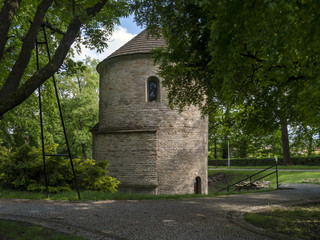 Fototapeta na wymiar Cieszyn Poland the Rotunda of Saint Nicolas