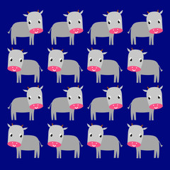 Cute Cow design background