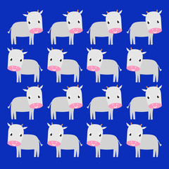Cute Cow design background