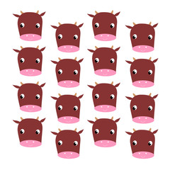 Cute Cow design background