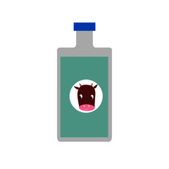 Milk bottle design unique art