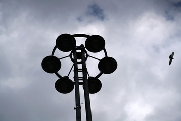 Old lamps along the way, which are still in operation today