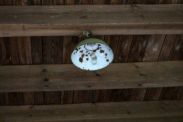 Old lamps along the way, which are still in operation today