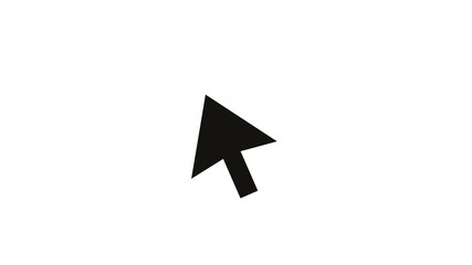 Arrow Icon in trendy flat style isolated on grey background