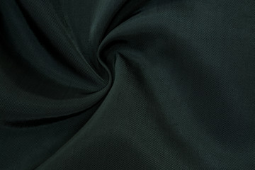 Texture of cool polyester fabric. Background of white textile