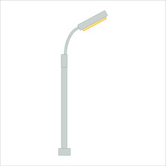 street lamps. illustration for web and mobile