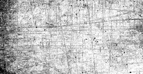 Scratched Grunge Urban Background Texture Vector. Dust Overlay Distress Grainy Grungy Effect. Distressed Backdrop Vector Illustration. Isolated Black on White Background. EPS 10.