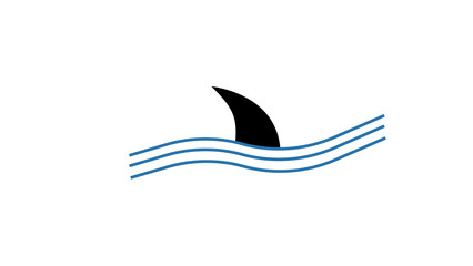 Shark fin icon