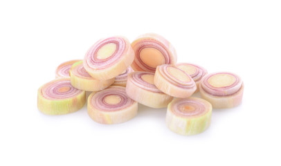 Lemongrass isolated on white background