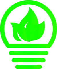 Light ball saving power, ecology symbol