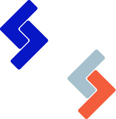 Abstract letter S logo 