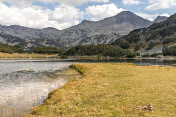 Landscape of Muratovo lake at Pirin Mountain, Bulgaria