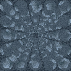 Set of volumetric geometrical colored shapes