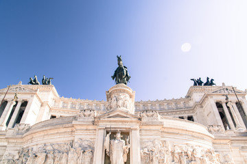 Fototapeta na wymiar Altare della Patria - Rome, Italy