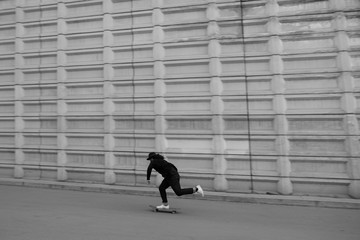 Skate in the downtown