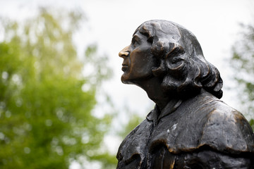 Monument of great astronomer Nicolaus Copernicus, Olsztyn, Poland