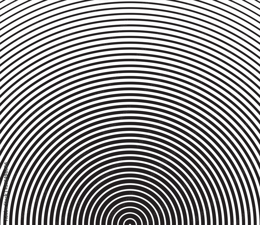 Poster vector stock abstract gradient background with black circle lines halftone template. retro gradient 
