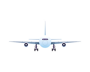 airplane airline vehicle isolated icon