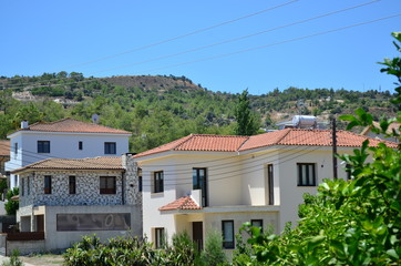 Fototapeta na wymiar houses in the village of crete