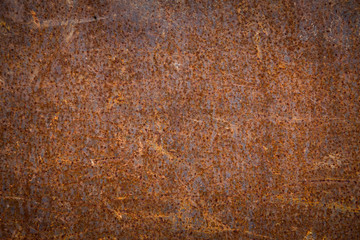 Rusted steel as texture and background.