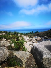 rocks and sea 