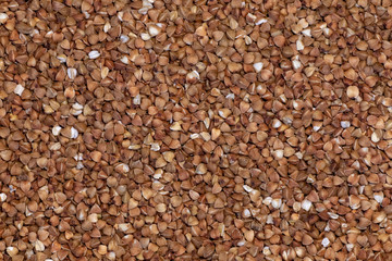 Background, texture, groats. Buckwheat. Useful properties of buckwheat. Garnish. Ingredient, product, cook. Brown. Diet product.