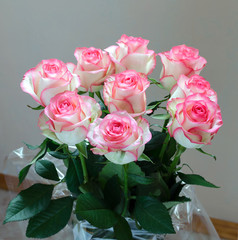 pink rose bouquet