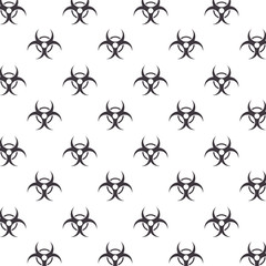 biohazard caution signals pattern background