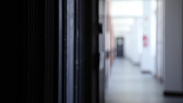 empty hospital corridor hall