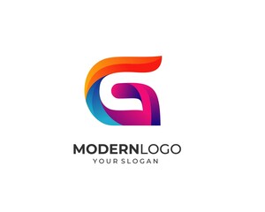 Modern Letter G Logo Design Template