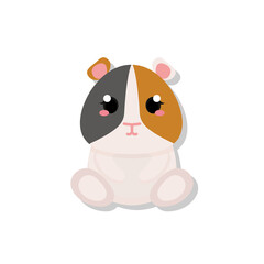 Naklejka premium Isolated cute baby mouse