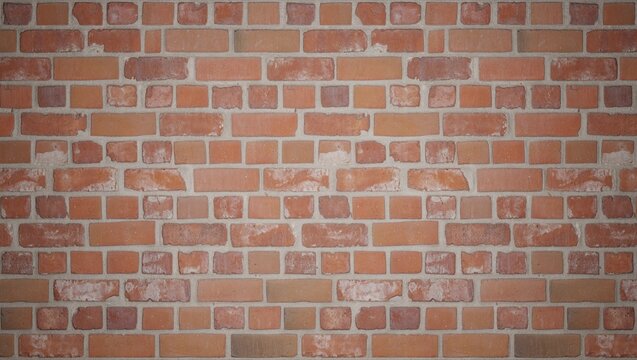 Red Brick Wall Background Texture