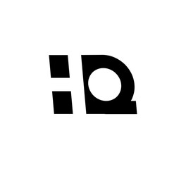 Initial letters Logo black positive/negative space HQ