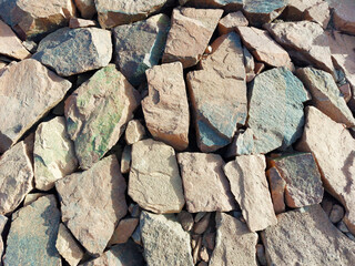 Texture of a stone wall. Old castle stone wall texture background - (High resolution) - 4k 8k texture
