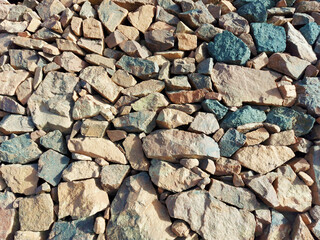 Texture of a stone wall. Old castle stone wall texture background - (High resolution) - 4k 8k texture
