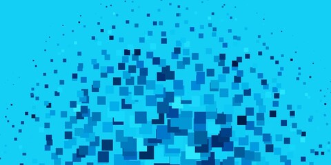 Light BLUE vector background with rectangles. Colorful illustration with gradient rectangles and squares. Pattern for busines booklets, leaflets